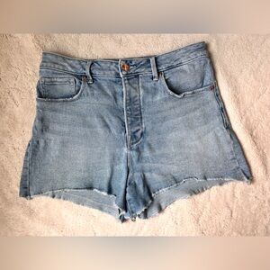 Good American Denim Blue Jean Shorts Women Size 10/30